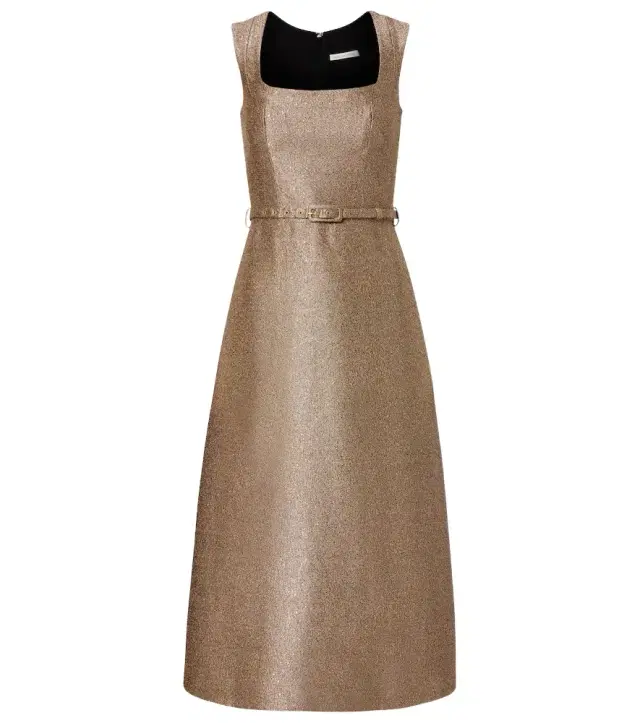 Emilia Wickstead Ciro sequined tweed cocktail dress
