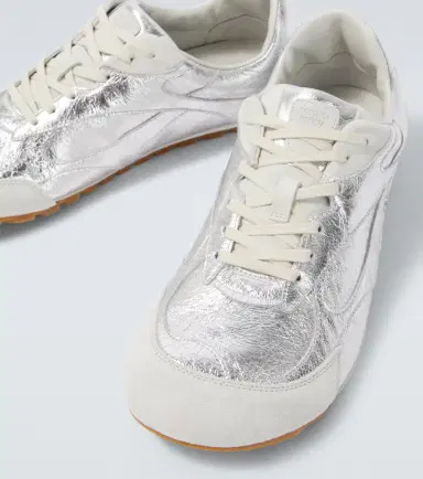 Bottega Veneta Orbit Flash metallic leather sneakers | Thumbnail 4 Bottega Veneta Orbit Flash metallic leather sneakers | Thumbnail 4