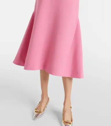 Emilia Wickstead Eman wool crêpe midi dress | Thumbnail 5