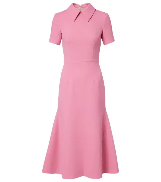 Eman wool crêpe midi dress