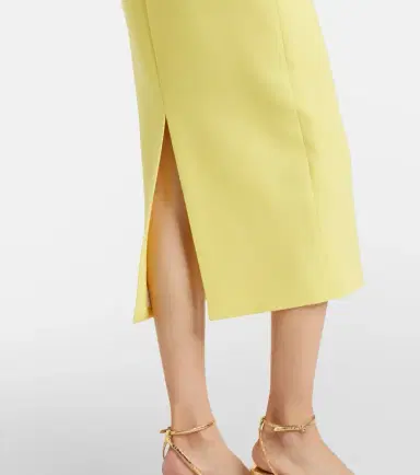 Emilia Wickstead Valletta wool crêpe midi dress | Thumbnail 2 Emilia Wickstead Valletta wool crêpe midi dress | Thumbnail 2