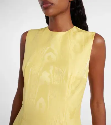 Emilia Wickstead Mara moiré mikado midi dress | Thumbnail 3 Emilia Wickstead Mara moiré mikado midi dress | Thumbnail 3
