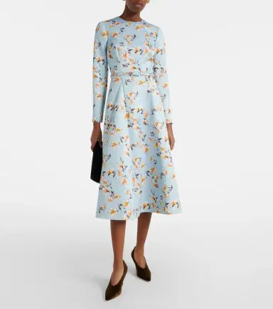 Emilia Wickstead Ucellina floral midi dress | Thumbnail 3