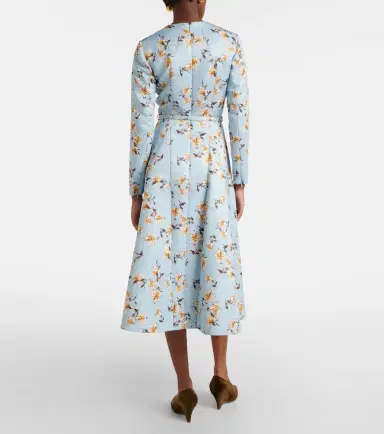 Emilia Wickstead Ucellina floral midi dress | Thumbnail 4