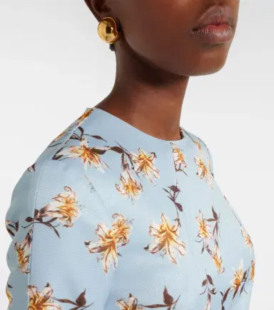 Emilia Wickstead Ucellina floral midi dress | Thumbnail 5