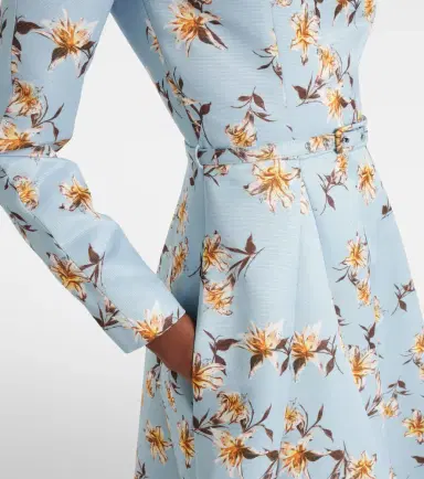 Emilia Wickstead Ucellina floral midi dress | Thumbnail 6