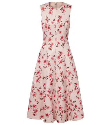 Emilia Wickstead Mara floral faille taffeta midi dress | Thumbnail 1