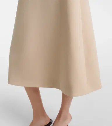 Emilia Wickstead Elta wool crêpe midi dress | Thumbnail 6