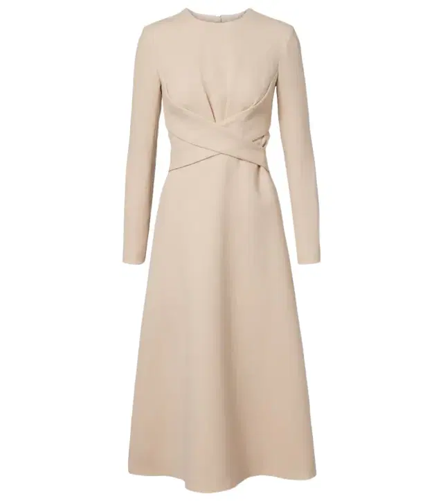 Elta wool crêpe midi dress