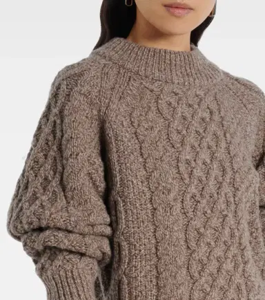 Emilia Wickstead Emory cable-knit wool sweater | Thumbnail 2