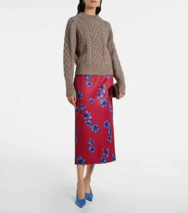 Emilia Wickstead Emory cable-knit wool sweater | Thumbnail 4