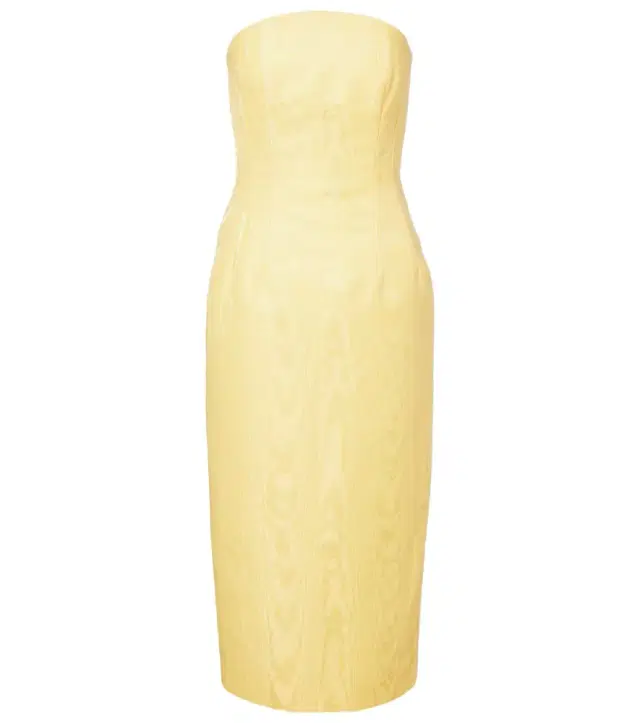 Hailee moiré mikado corset dress