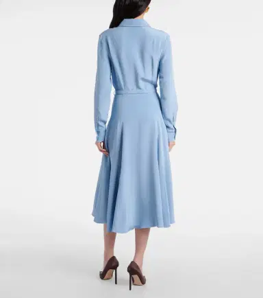 Emilia Wickstead Riko belted silk midi dress | Thumbnail 5 Emilia Wickstead Riko belted silk midi dress | Thumbnail 5