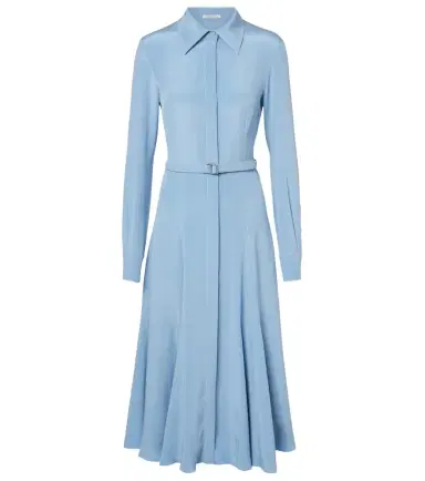 Emilia Wickstead Riko belted silk midi dress | Thumbnail 1 Emilia Wickstead Riko belted silk midi dress | Thumbnail 1