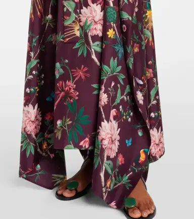 La DoubleJ Square floral silk kaftan | Thumbnail 4 La DoubleJ Square floral silk kaftan | Thumbnail 4