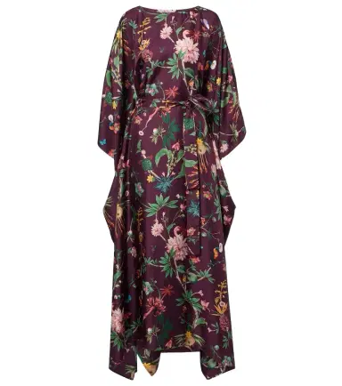 La DoubleJ Square floral silk kaftan | Thumbnail 1 La DoubleJ Square floral silk kaftan | Thumbnail 1