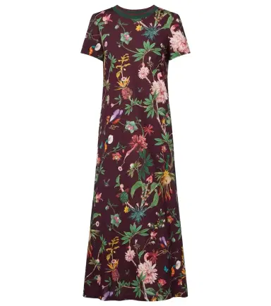 La DoubleJ Sporty Swing floral cotton midi dress | Thumbnail 1