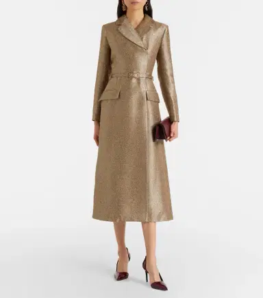 Emilia Wickstead Kalonice belted sequined tweed midi dress | Thumbnail 3
