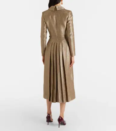 Emilia Wickstead Kalonice belted sequined tweed midi dress | Thumbnail 6