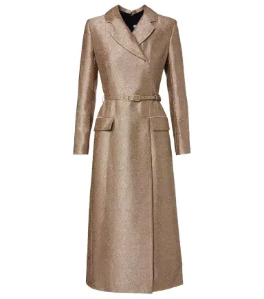 Emilia Wickstead Kalonice belted sequined tweed midi dress | Thumbnail 1
