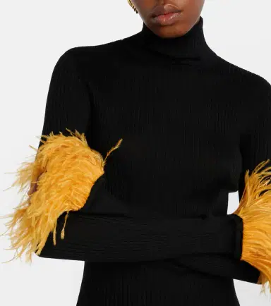 La DoubleJ High Kick cashmere and silk turtleneck sweater | Thumbnail 2