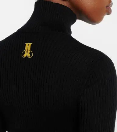 La DoubleJ High Kick cashmere and silk turtleneck sweater | Thumbnail 3