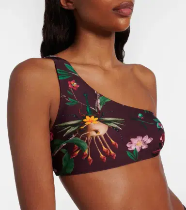 La DoubleJ Goddess printed bikini top | Thumbnail 3