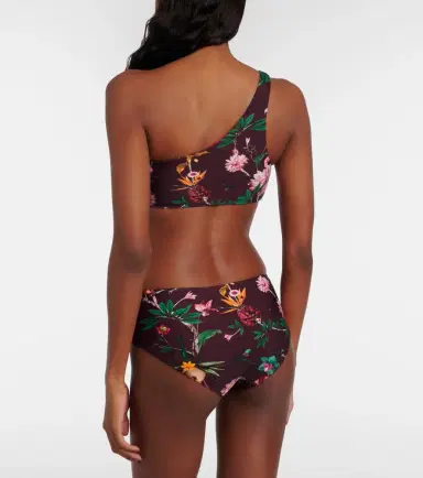 La DoubleJ Goddess printed bikini top | Thumbnail 4