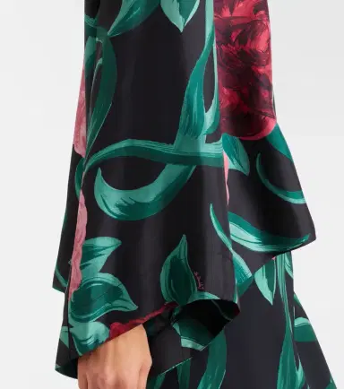 La DoubleJ Make An Exit floral silk twill top | Thumbnail 4