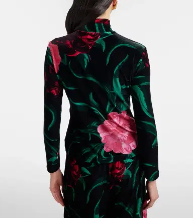 La DoubleJ Floral turtleneck top | Thumbnail 3