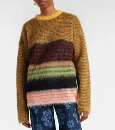 La DoubleJ Berra mohair-blend sweater | Thumbnail 5
