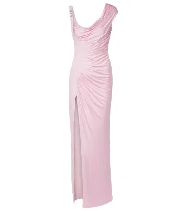 Versace Draped one-shoulder ruched gown | Thumbnail 1 Versace Draped one-shoulder ruched gown | Thumbnail 1