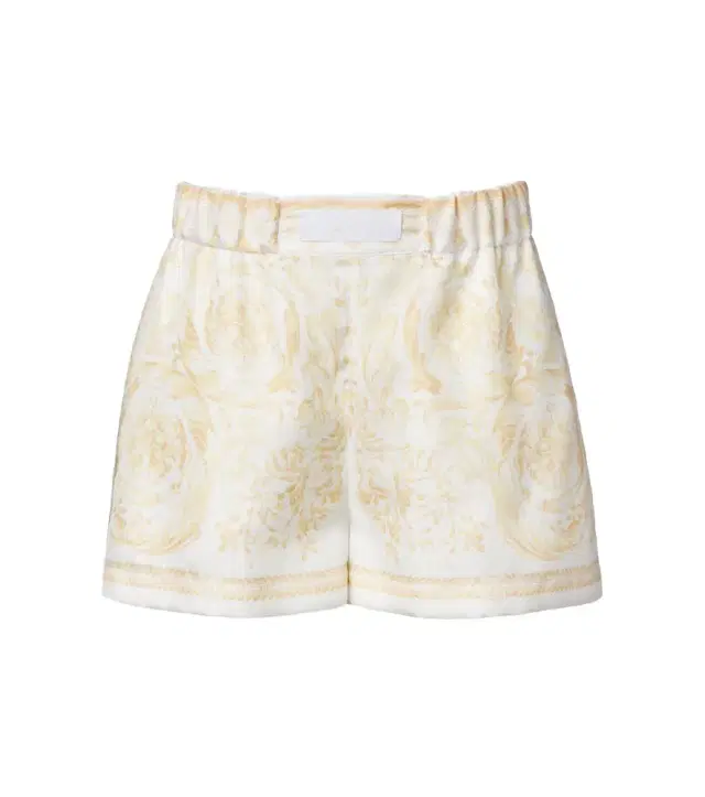 Versace Underwater Barocco silk twill shorts
