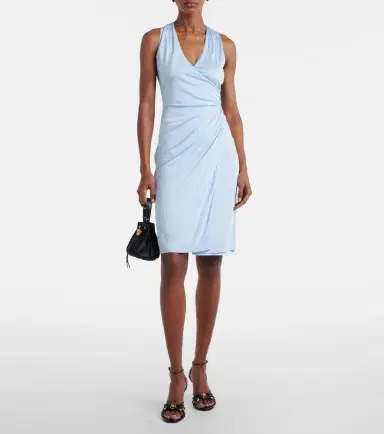 Versace Medusa '95 ruched jersey minidress | Thumbnail 2 Versace Medusa '95 ruched jersey minidress | Thumbnail 2