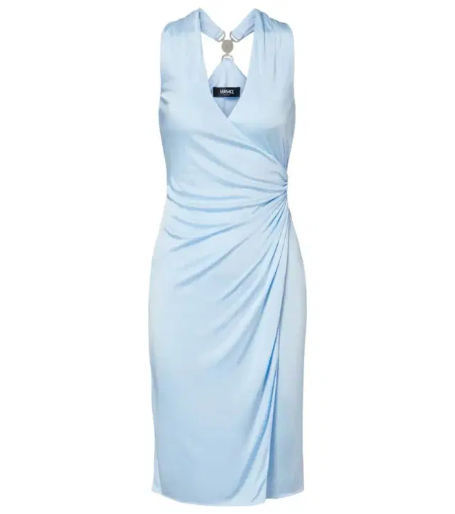 Medusa '95 ruched jersey minidress