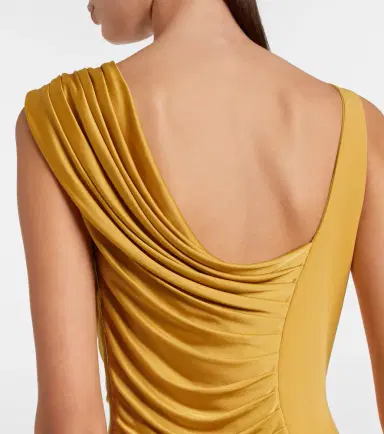Versace Medusa '95 draped jersey gown | Thumbnail 2