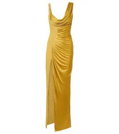 Versace Medusa '95 draped jersey gown | Thumbnail 1