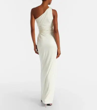 Versace Medusa '95 gathered jersey gown | Thumbnail 5 Versace Medusa '95 gathered jersey gown | Thumbnail 5