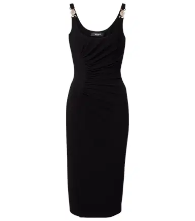 Versace Medusa crêpe jersey cocktail dress | Thumbnail 1