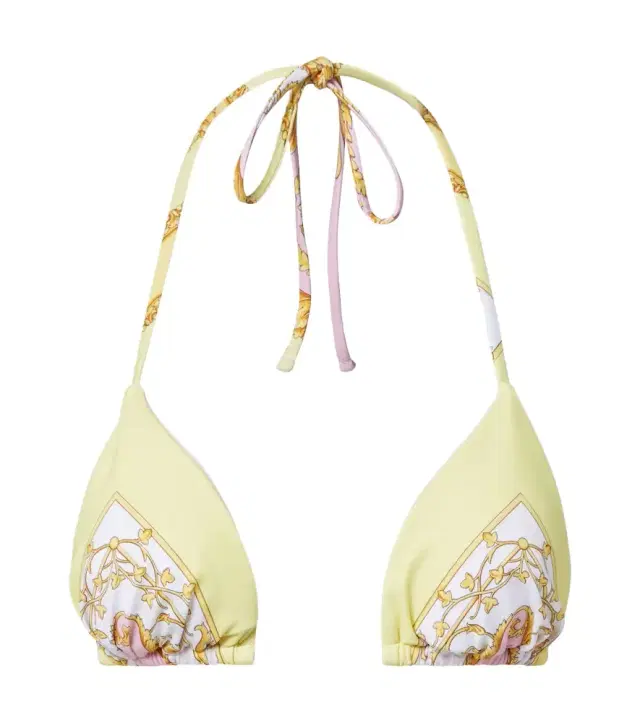Barocco triangle bikini top