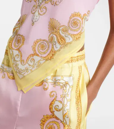 Versace Printed georgette top | Thumbnail 4