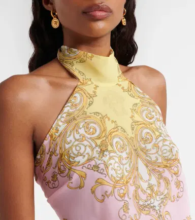 Versace Printed georgette top | Thumbnail 5