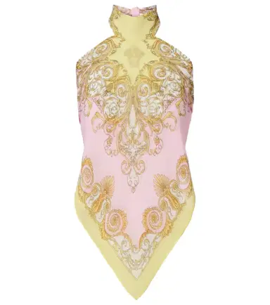 Versace Printed georgette top | Thumbnail 1