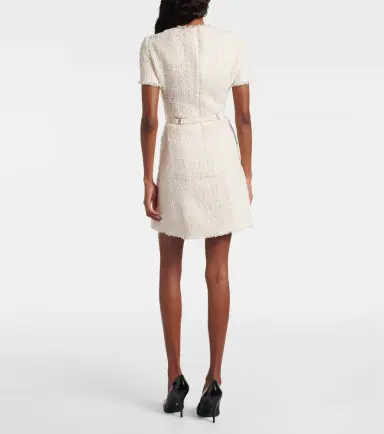 Versace Medusa '95 cotton-blend tweed minidress | Thumbnail 4 Versace Medusa '95 cotton-blend tweed minidress | Thumbnail 4