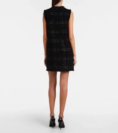 Versace Medusa '95 cotton-blend tweed minidress | Thumbnail 2