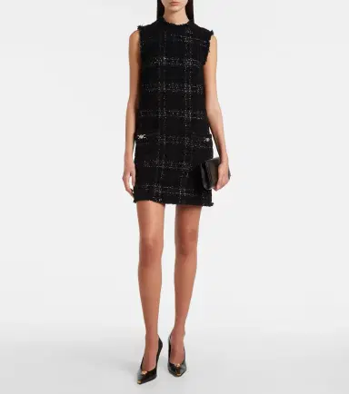 Versace Medusa '95 cotton-blend tweed minidress | Thumbnail 3