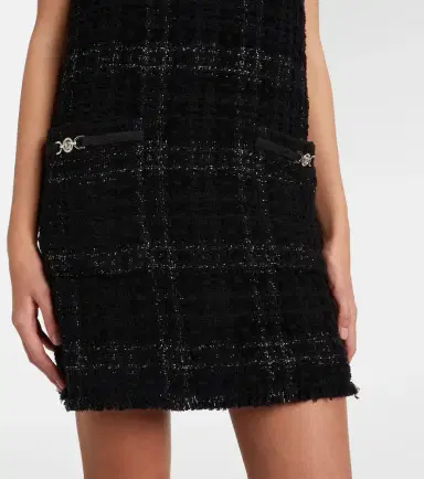 Versace Medusa '95 cotton-blend tweed minidress | Thumbnail 5