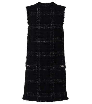 Versace Medusa '95 cotton-blend tweed minidress | Thumbnail 1