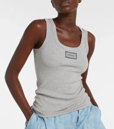 Versace Cotton-blend top | Thumbnail 2
