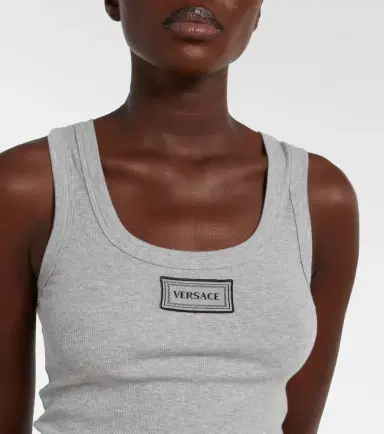 Versace Cotton-blend top | Thumbnail 5